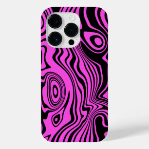 Coque Case-Mate iPhone Coque iphone des vagues d'art rose noir - Choisir