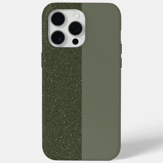 Coque Case-Mate iPhone Coque iphone double tonus vert mousse personnalisé (Verso)