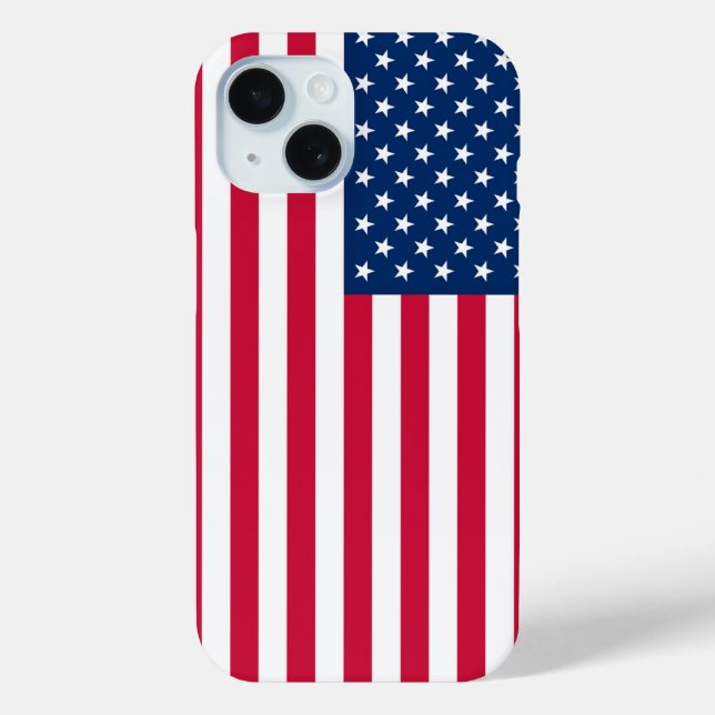 Coque Case-Mate iPhone Coque iphone du drapeau patriotique américain (Verso)