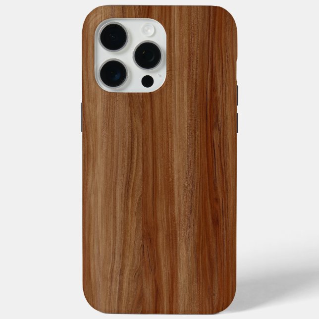 Coque Case-Mate iPhone Coque iphone en bois rustique - Style nature (Verso)