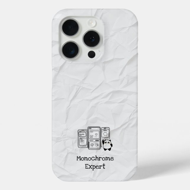 Coque Case-Mate iPhone Coque iphone expert monochrome (Verso)