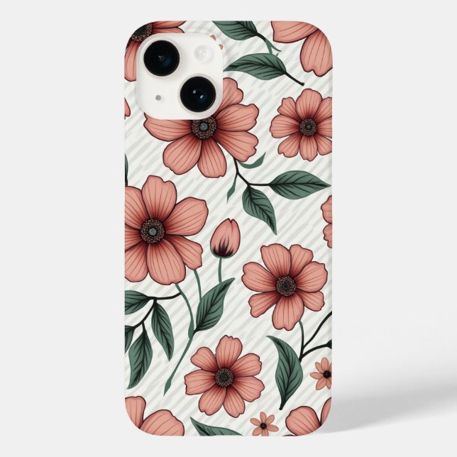 Coque Case-Mate iPhone Coque iphone floral (Verso)