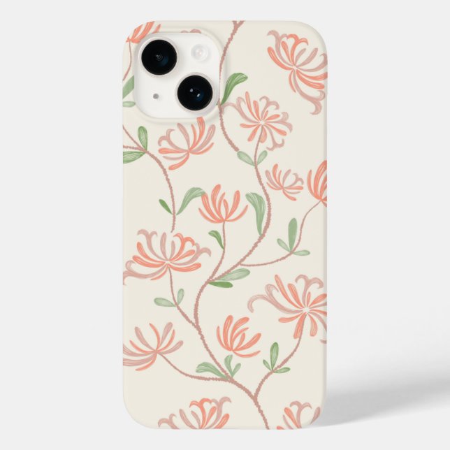 Coque Case-Mate iPhone Coque iphone floral souple (Verso)