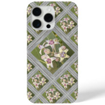 Coque iphone frappant avec des fleurs de la Couron