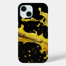 Coque iphone Golden Splash Dynamics