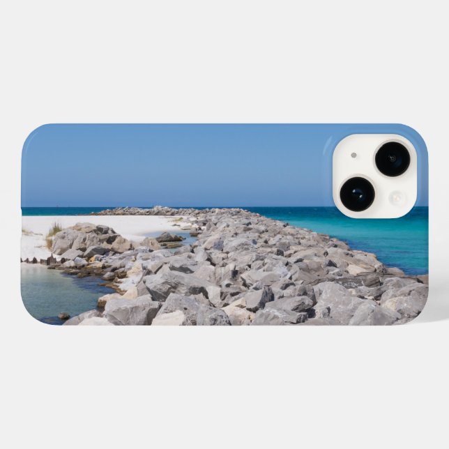 Coque Case-Mate iPhone Coque iphone Jetty de Shell Island (Verso (horizontal))
