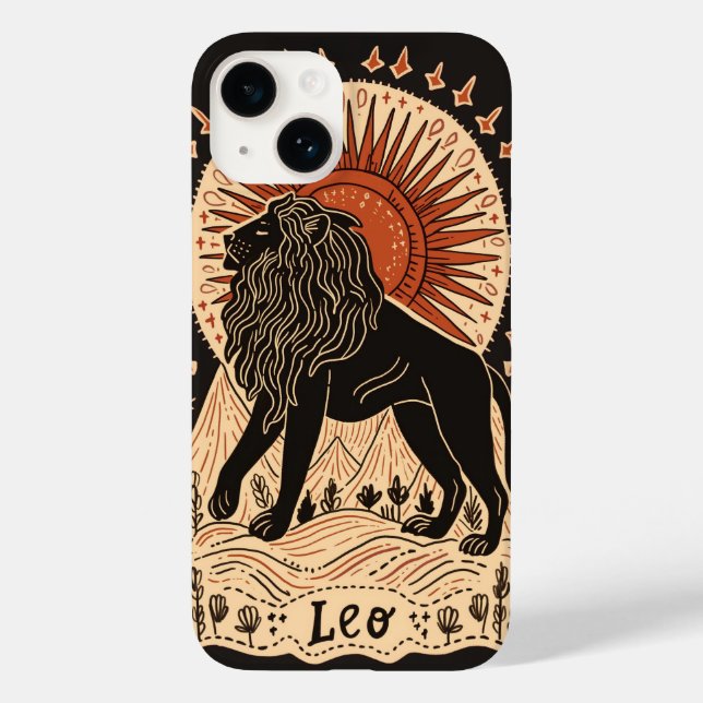 Coque Case-Mate iPhone coque iphone Leo Celestial Zodiac Art (Verso)