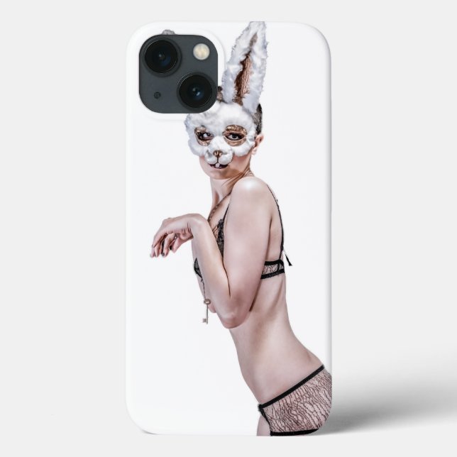 Coque Case-Mate iPhone Coque iphone libertin de lapin (Verso)