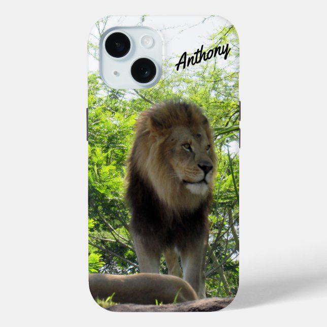 Coque Case-Mate iPhone Coque iphone Lion Majestic (Verso)