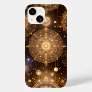 Coque Case-Mate iPhone Coque iphone Motif céleste or orné