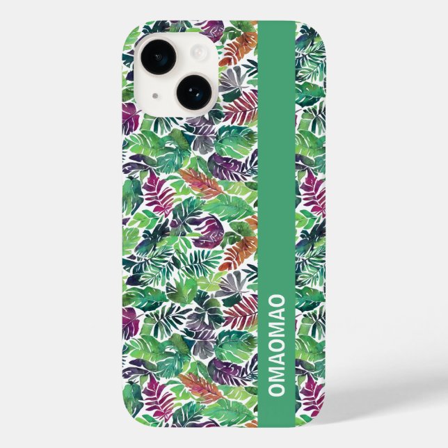Coque Case-Mate iPhone Coque iphone Motif Tropical Palm Leaf (Verso)