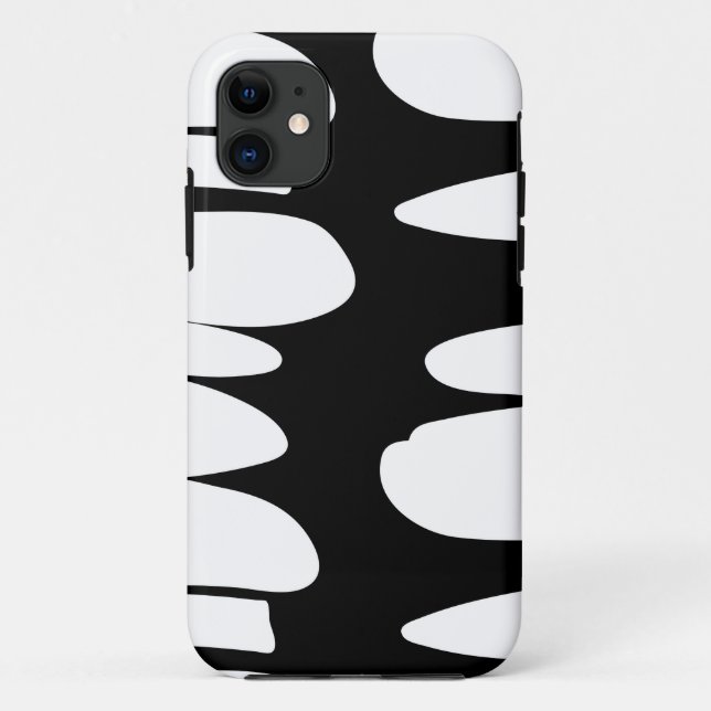 Coque Case-Mate iPhone Coque iphone noir et blanc périlleux (Dos)
