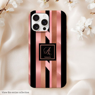 Coque Case-Mate iPhone Coque iPhone Or Rose Moderne Couleurs Luxueuses Te