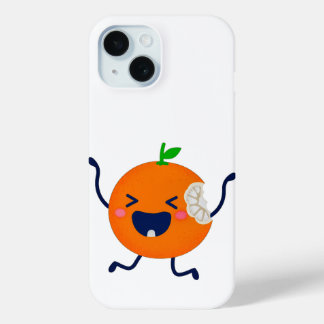 Coque Case-Mate iPhone Coque iPhone Orange Dansante Mignonne et Joyeuse -