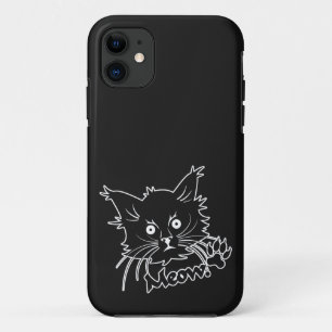 Coque Case-Mate iPhone Coque iphone personnalisé Black Cat