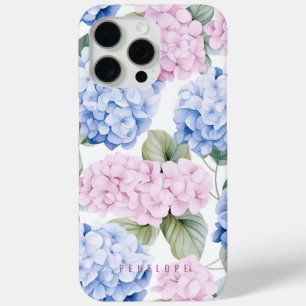 Coque Case-Mate iPhone Coque iphone personnalisé Pink Blue hydrangea