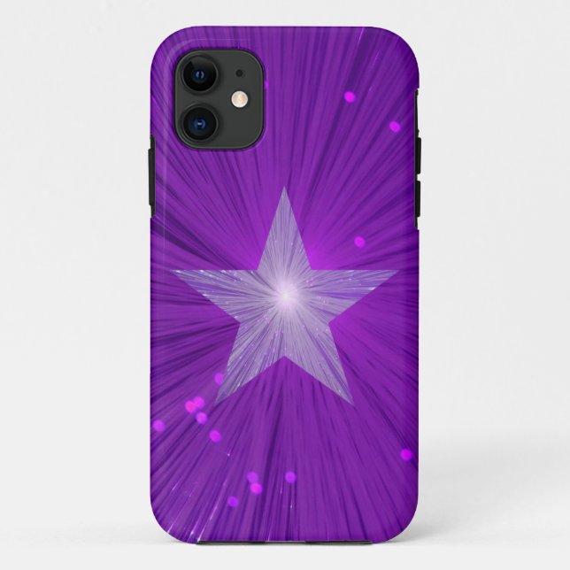 Coque Case-Mate iPhone Coque iphone Purple Star (Dos)