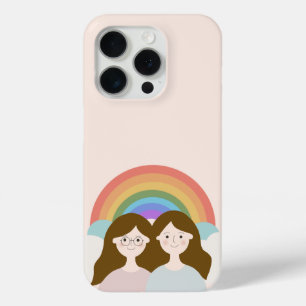 Coque Case-Mate iPhone Coque iphone Rainbow Twins de charme