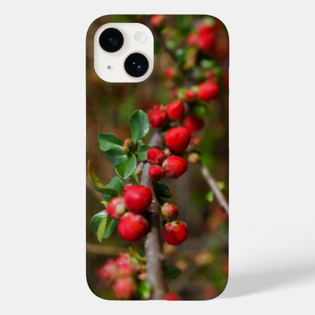 Coque Case-Mate iPhone Coque iphone Red Spring Buds (Verso)
