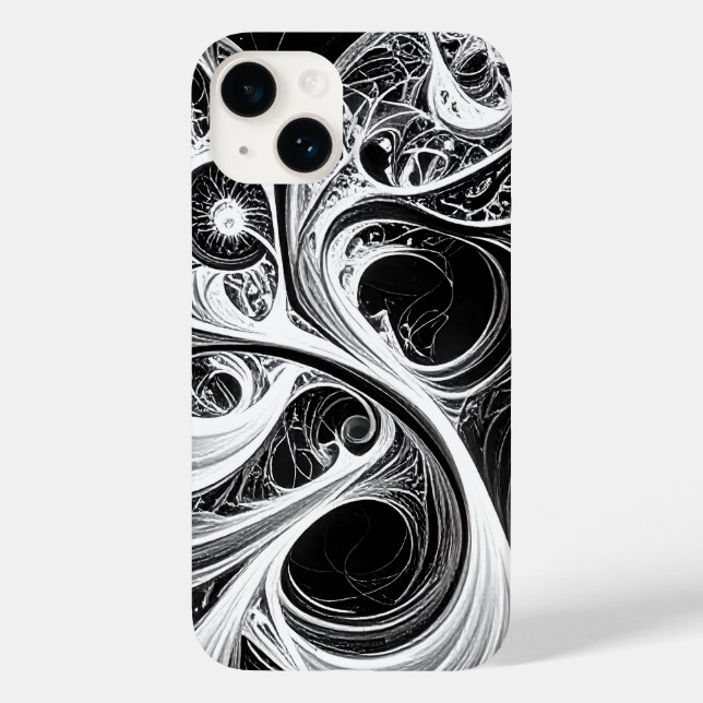 Coque Case-Mate iPhone Coque iphone réseau mental Abstrait complexe (Verso)