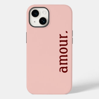 Coque Case-Mate iPhone coque iPhone rose "Amour."