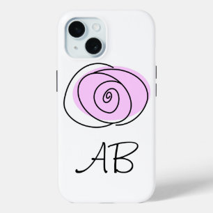 Coque Case-Mate iPhone coque iphone rose Lilac 'Monogram'