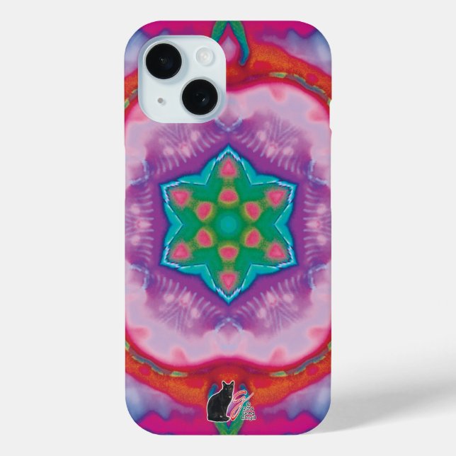 Coque Case-Mate iPhone Coque iphone Rosette Kaleidoscope (Verso)