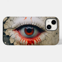 Coque iphone sanguin à un oeil d'Halloween