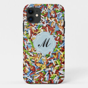 Coque Case-Mate iPhone coque iphone Saupoudrer de bonbons colorés Monogra