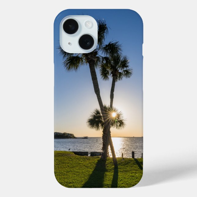 Coque Case-Mate iPhone Coque iphone Silhouette Ciseaux Palm Tree (Verso)