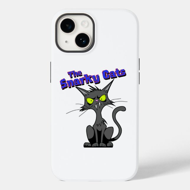 Coque Case-Mate iPhone Coque iphone Snarky Cats (Verso)
