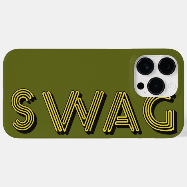 Coque Case-Mate iPhone COQUE IPHONE SWAG personnalisé (Verso (horizontal))