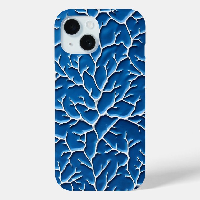 Coque Case-Mate iPhone Coque iPhone texture Branche Turquoise Design Mode (Verso)