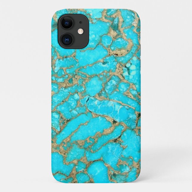 Coque Case-Mate iPhone coque iphone Turquoise Gemstone (Dos)