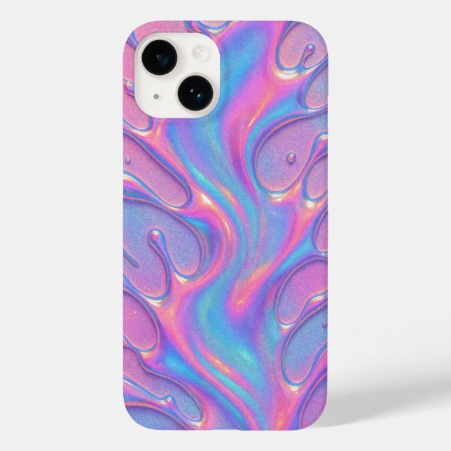 Coque Case-Mate iPhone Coque iphone vibrant brillant d'encre (Verso)
