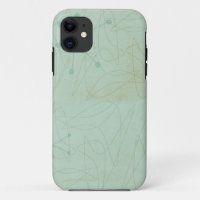 Coque iphone vintage de motif d'ère atomique des