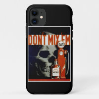 coque iphone vintage "Ne pas mélanger Em"