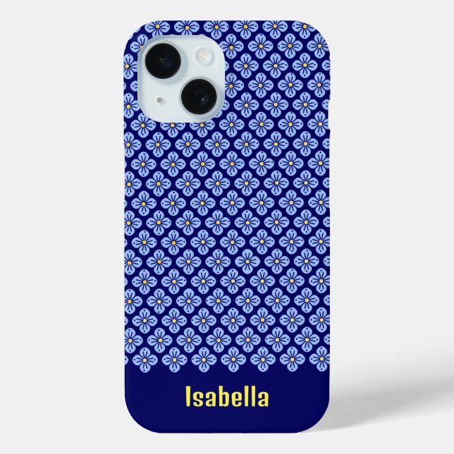 Coque Case-Mate iPhone Coque-Mate coque iphone à motif floral (Verso)