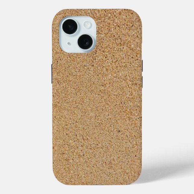 Coque Case-Mate iPhone Coque-Mate coque iphone de sable de plage texturé (Verso)