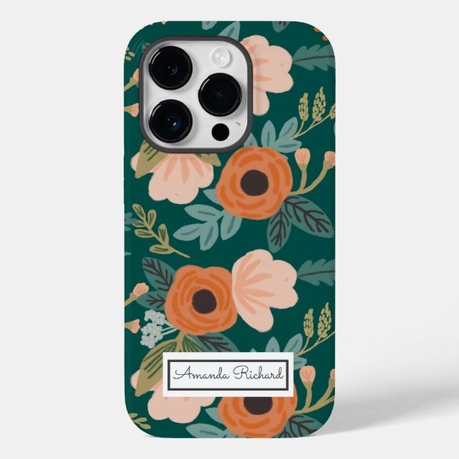Coque Case-Mate iPhone Coque motif Fleur-Mate coque iphone (Verso)