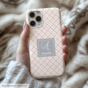 Coque Case-Mate iPhone Coque pour iPhone grise corail mignonne Design tra