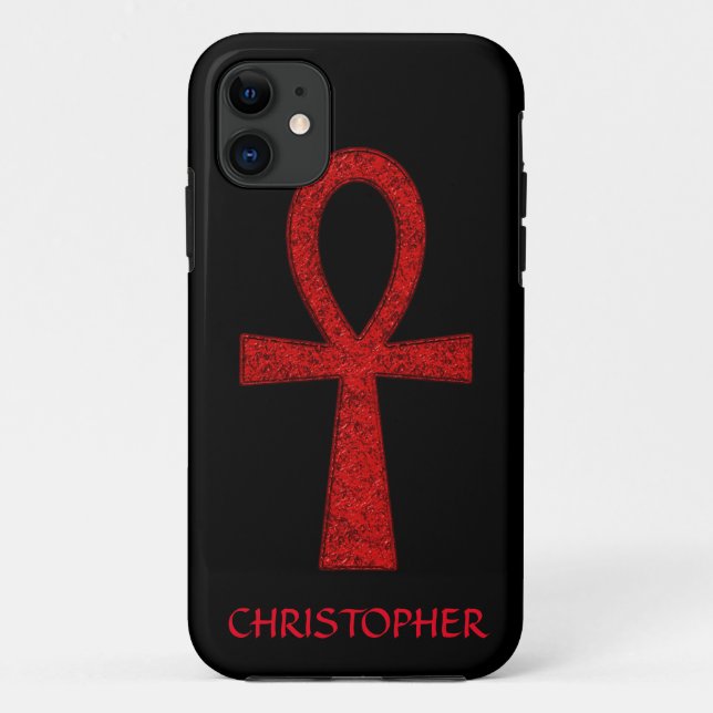 Coque Case-Mate iPhone Coque Red Ankh pour iPhone 5 (Dos)