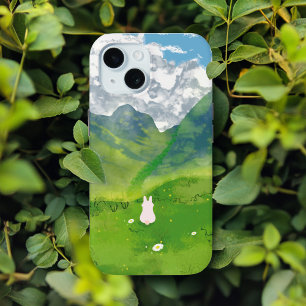 Coque Case-Mate iPhone Coquet Lapin avec Vue sur la Montagne Coque iPhone