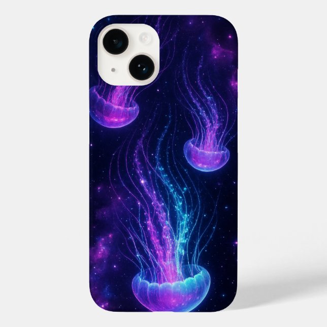 Coque Case-Mate iPhone Cosmique méduse Espace coque iphone esthétique (Verso)