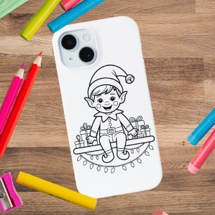 Coque Case-Mate iPhone Couleur de votre propre iPhone Elf de Noël / coque