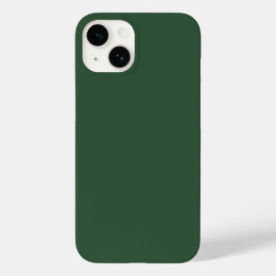 Coque Case-Mate iPhone Couleur solide vert émeraude foncé
