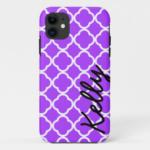 Coque Case-Mate iPhone Couverture pourpre personnalisée de coque iphone