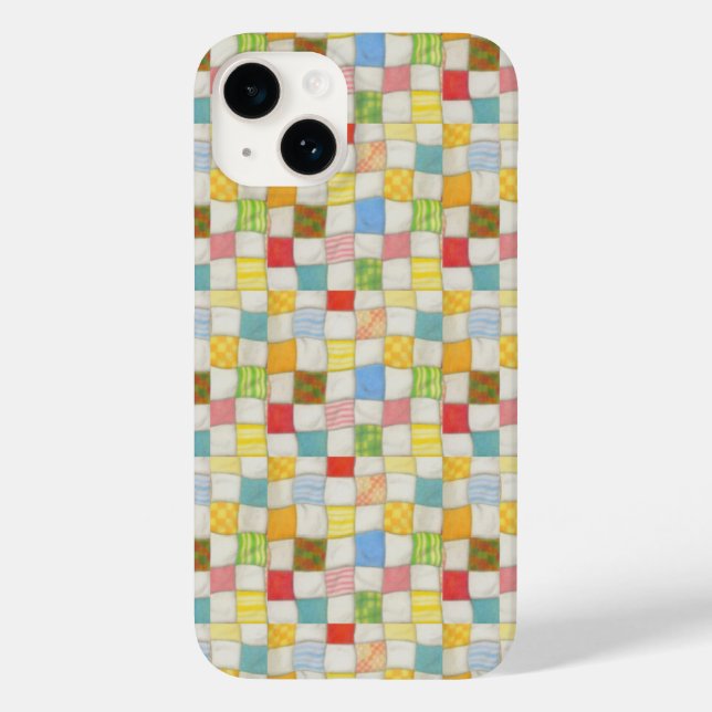 Coque Case-Mate iPhone CRAZY QUILT iPhone 14 Coque (Verso)