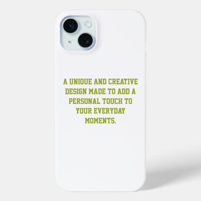 Coque Case-Mate iPhone Créez votre propre coque iPhone 15 Plus Barely The (Verso)