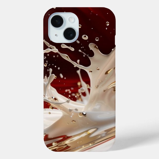 Coque Case-Mate iPhone Crimson Gold Splash coque iphone (Verso)
